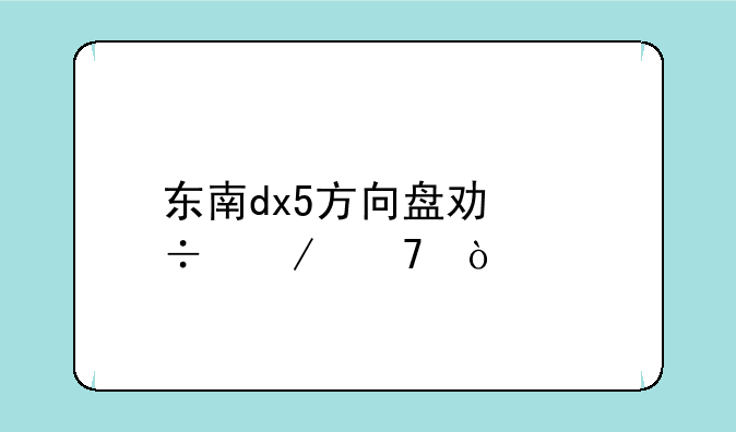 东南dx5方向盘功能介绍？