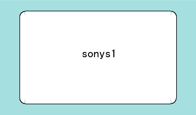 sonys1