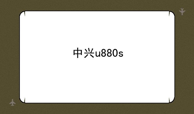 中兴u880s