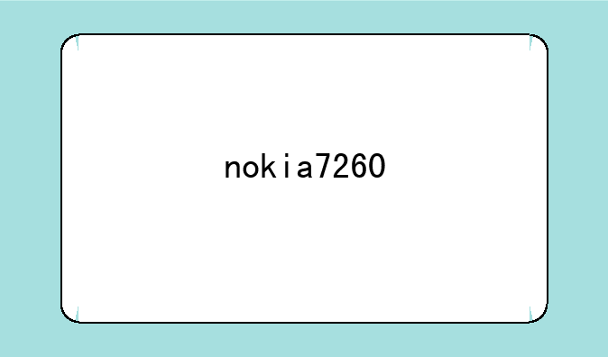 nokia7260